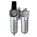1/2" Compressed Air In Line Filter, Regulator, Oiler Lubricator, Combo FRL724N