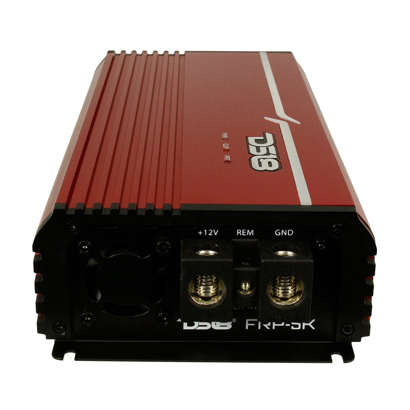 DS18 FRP Compact Full Range Class D Monoblock Audio Amplifier 5000W 1 Ohm Red
