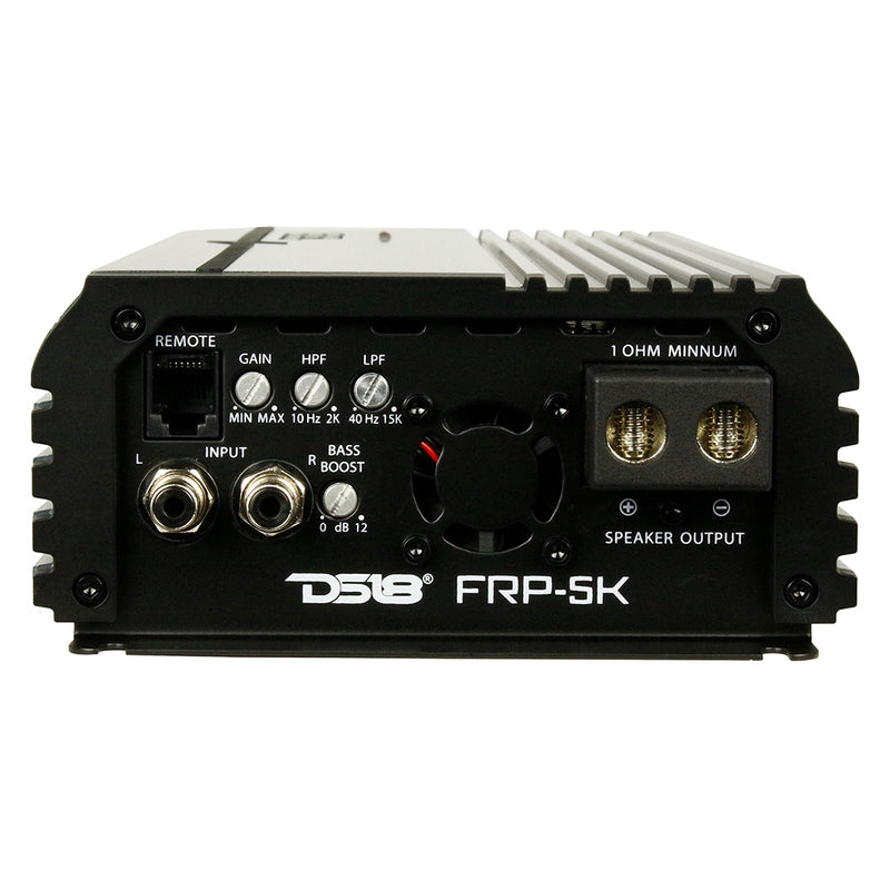 DS18 FRP Compact Full Range Class D Monoblock Amplifier 5000W 1 Ohm Titanium