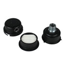 Solberg 1/2" NPT Air Compressor Intake Filter Silencer Metal Housing Canister with Filter FS-04-050