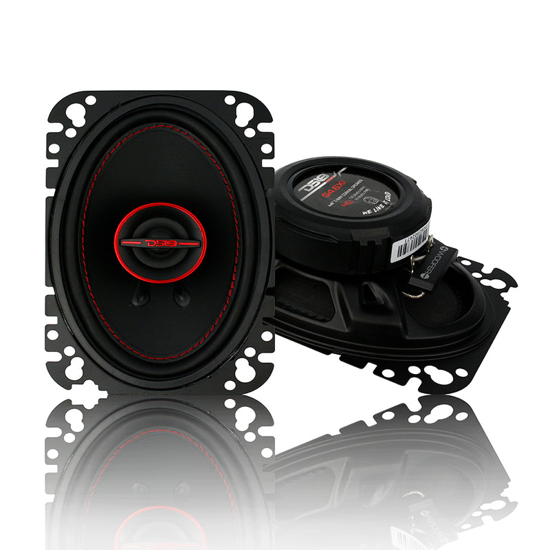 DS18 GEN-X 4x6" 2 Way Coaxial Speaker Pair 135W Max Power 45W RMS 4 Ohm G4.6XI