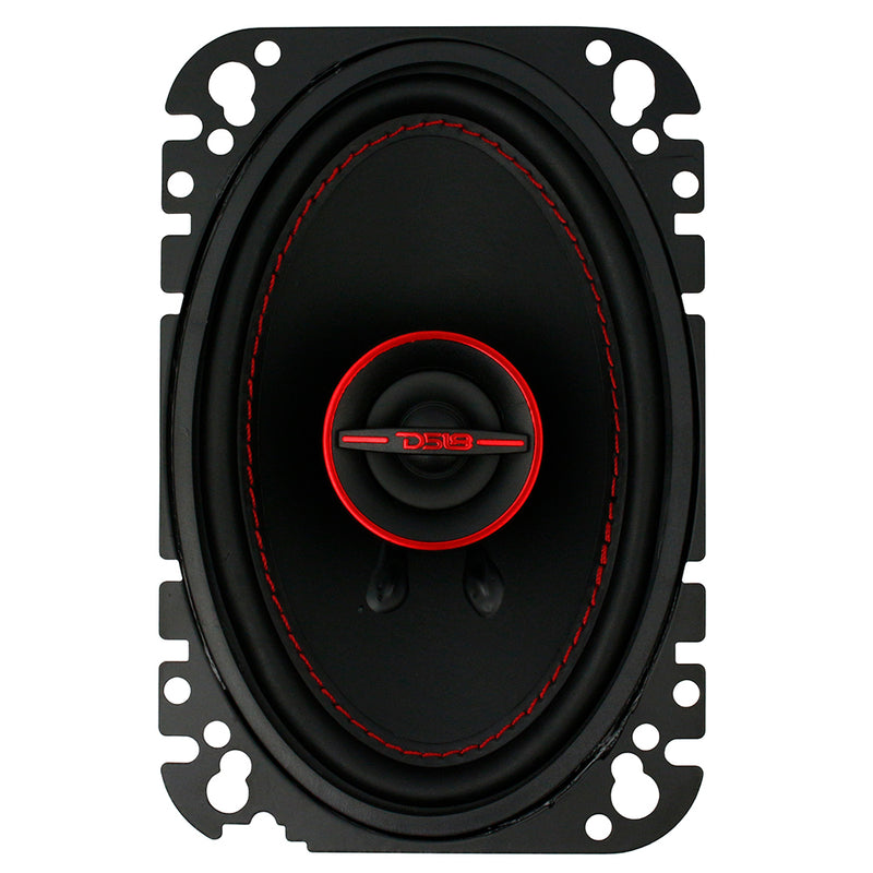 DS18 GEN-X 4x6" 2 Way Coaxial Speaker Pair 135W Max Power 45W RMS 4 Ohm G4.6XI