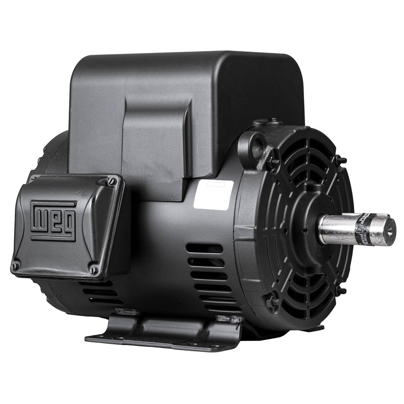 3 HP Air Compressor Duty Electric Motor 184T Frame 1765 RPM Single Phase WEG 00318OS1CCDOL184T