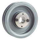 6" Double Groove A Section 4L Sheave with 1-1/8" (1.125") H-Style Split Taper Bushing - 2AK61H