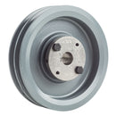 6" Double Groove A Section 4L Sheave with 3/4" (0.750") H-Style Split Taper Bushing - 2AK61H