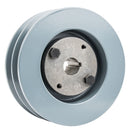 4.75" Double Groove B Section 5L Sheave with 3/4" (0.750") H-Style Split Taper Bushing - 2BK50H