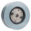 4.75" Double Groove B Section 5L Sheave with 5/8" (0.625") H-Style Split Taper Bushing - 2BK50H