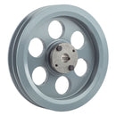 8.75" Double Groove B Section 5L Sheave with 3/4" (0.750") H-Style Split Taper Bushing - 2BK90H