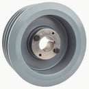 5.5" Triple Groove Pulley fits B Section V-Belt 5L with 1-1/4" Sheave Bushing 3BK57H