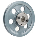 6" Single Groove A Section 4L Sheave with 1" H-Style Split Taper Bushing - AK61H