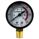 Rolair 300 PSI Pressure Gauge GA250300GC Lower Side Mount 1/4"
