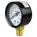 Rolair 300 PSI Pressure Gauge GA250300GC Lower Side Mount 1/4"