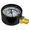 Rolair 300 PSI Pressure Gauge GA250300GC Lower Side Mount 1/4"