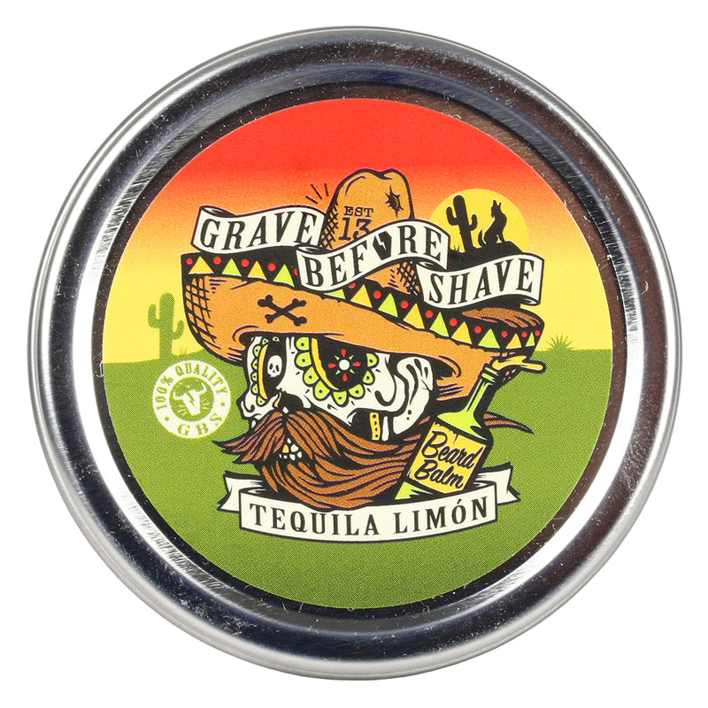 Grave Before Shave Quality Handcrafted Tequila Limon Blend Beard Balm 2 Ounce