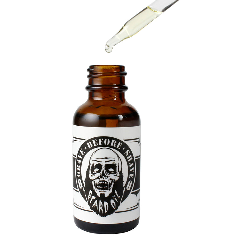 Grave Before Shave Beard & Mustache Oil Conditioner OG Blend Dropper 1 Fl Oz