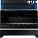 Blazn 36" Grid Iron Pellet Grill & Smoker Blue Fire 702 Sq. In. GRL-A112-0006