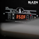 Blazn' Grid Iron 36" Pellet Grill & Smoker w/ Kit 1 Black 702 Sq. In. GRL-K1GI1