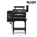 Blazn' Grand Slam 24" Pellet Grill w/ Kit 1 Black 468 Sq. In. GRL-K1GS1