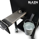 Blazn' Grid Iron 36" Pellet Grill w/ Kit 1 Silver Vein 702 Sq. In. GRL-K1GI3