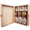 Pure Peppers Hot Sauce Gift Set Wooden Box Habanero Jalapeno Ghost Pepper GSFP1