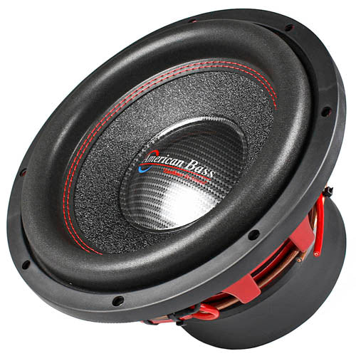 Competition 12" Subwoofer 3000 Watts Max Dual 4 Ohm American Bass Hawk 1244