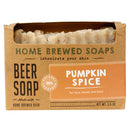 Home Brewed Soaps Pumpkin Spice Beer Soap Face Hands Body All-Natural 3.5 Oz