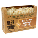 Home Brewed Soaps Belgian Wheat Scrub Beer Soap Face Hands Body Natural 3.5 Oz