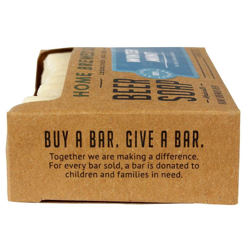 Home Brewed Soaps Winter Mint Beer Soap Bar Face Hands Body All-Natural 3.5 Oz