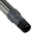 1/2" x 12" Stainless Steel Compressed Air Line Metal Flex Hose Tubing HCS-5012