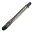 1/2" x 12" Stainless Steel Compressed Air Line Metal Flex Hose Tubing HCS-5012