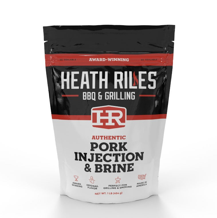 Heath Riles Authentic Pork Injection And Brine Award-Winning Recipe 1-Pound Bag