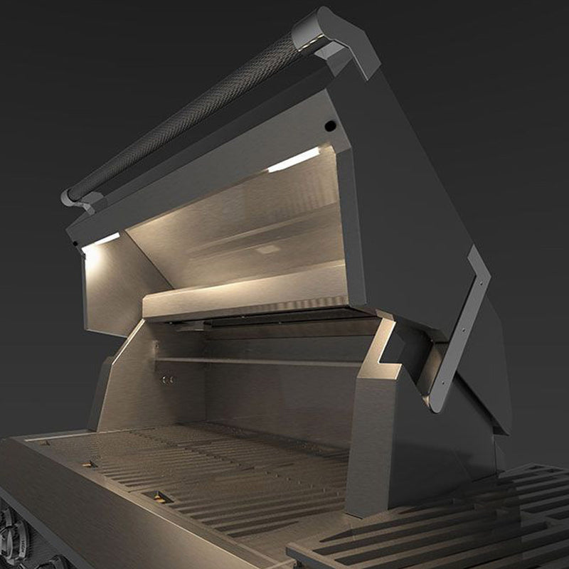 Hestan 42” Built In Natural Gas Grill with Sear Burner & Rotisserie GMBR42-NG-BK