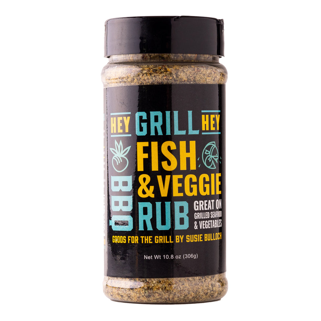 Hey Grill Hey Fish and Veggie BBQ Rub 10.8 Oz MSG-Free Dill Garlic Red ...