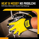 Hey Grill Hey Pitmaster Gloves XL Heat Resistant Up To 500 Degrees HGHGLOVESXL