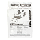 Xscorpion Honda Acura Isuzu 1986-2010 Single Din Car Stereo Dash Kit HON-K8610P