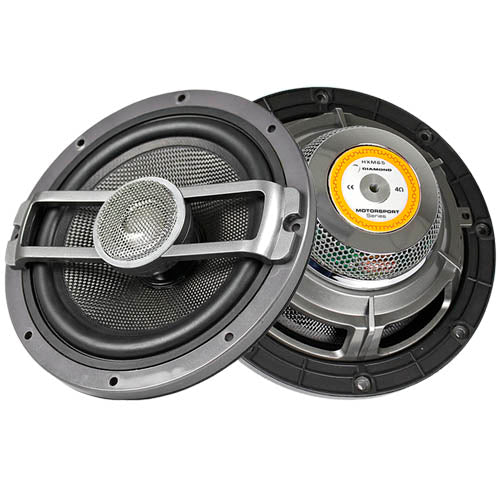 Diamond Audio 6.5" Motorsport Marine Coaxial Speakers 400 Watts Max HXM65 Pair