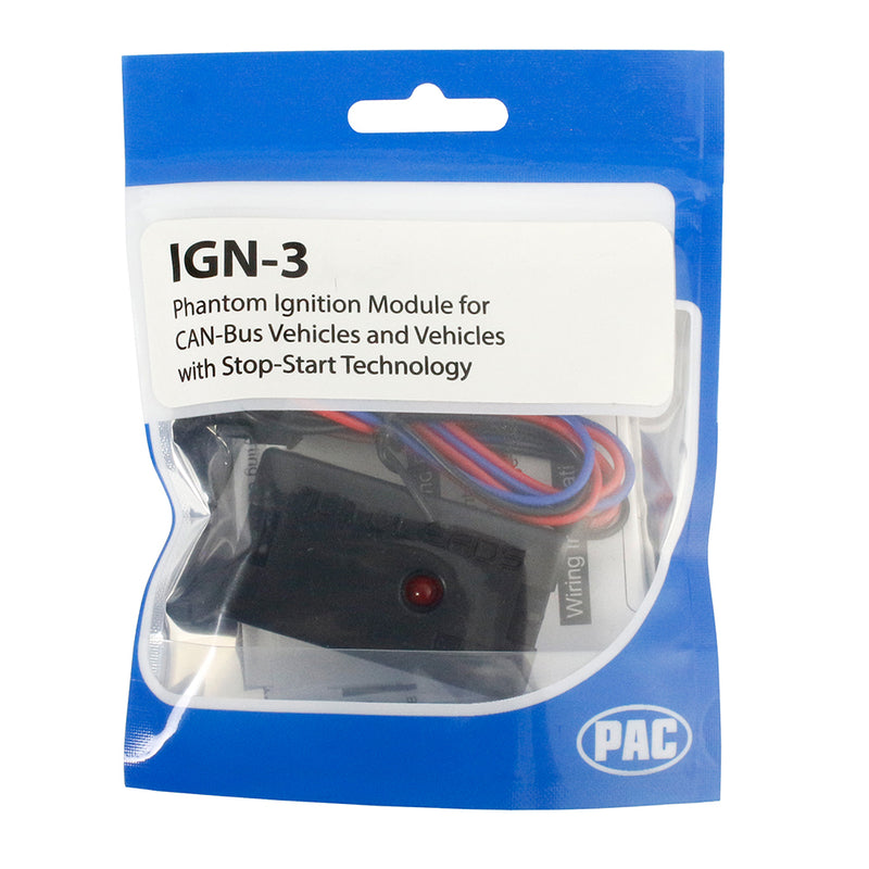 PAC Latching Phantom Ignition Module for CAN-Bus Vehicles Start Stop Tech IGN-3