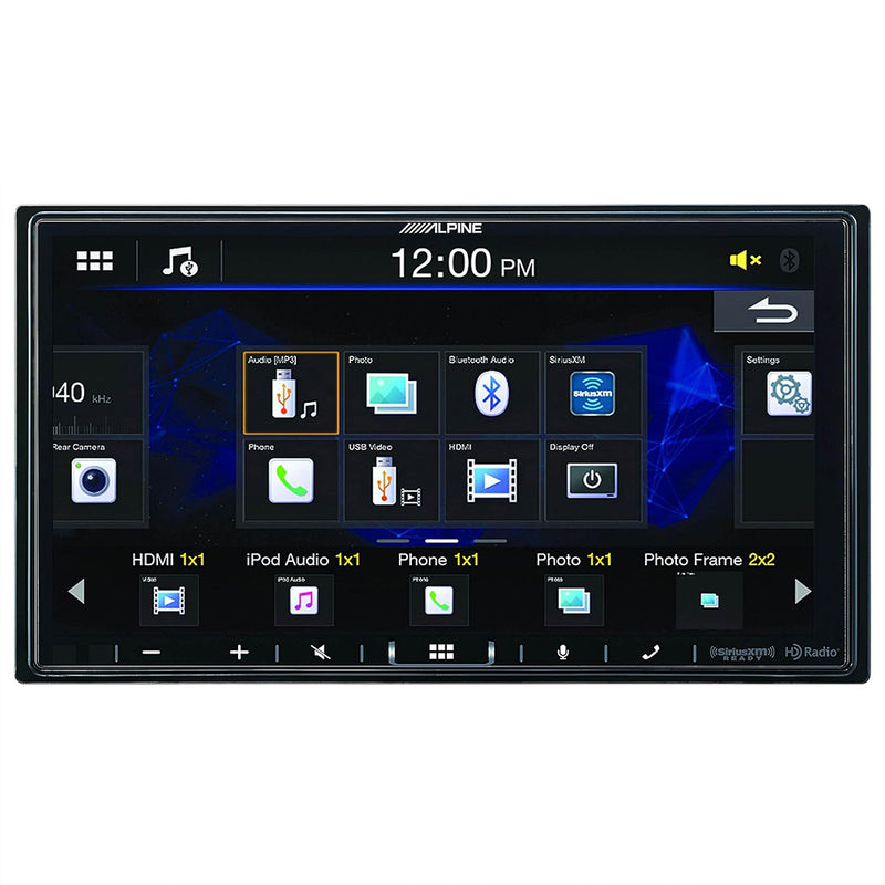 Alpine 7" Shallow Chassis Digital Multimedia Receiver with PowerStack iLX-407