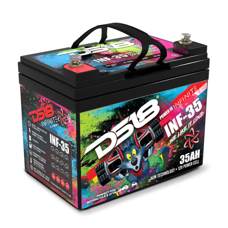Infinite 35 AH 1250 Watts AGM Power Cell 12 Volt Battery DS18 INF-35AH