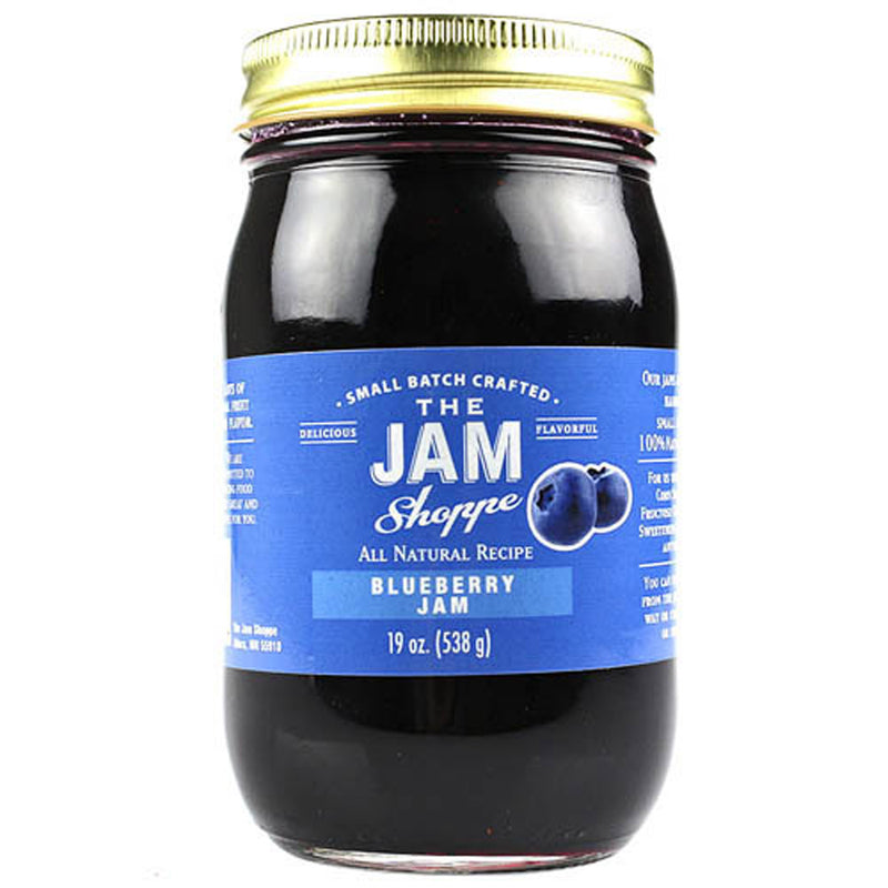 The Jam Shoppe All Natural Blueberry Jam 19 oz. Jar
