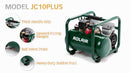Rolair JC10 Hand Carry Portable 1 HP Super Quiet Air Compressor
