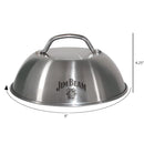 Jim Beam 9" Burger Cover and Cheese Melting Dome Heavy Duty Stainless Steel