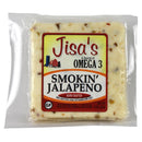 Jisa Smokin Jalapeno Cheese Block 8 Oz Gluten Free JISASMOKINJALAPENO