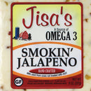 Jisa Smokin Jalapeno Cheese Block 8 Oz Gluten Free JISASMOKINJALAPENO