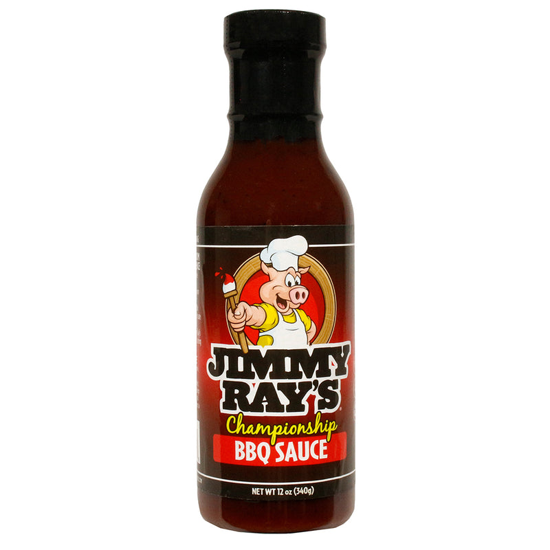 Jimmy Ray's Championship Savory BBQ Sauce All Purpose Gluten Free No MSG 12oz