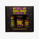 Hey Grill Hey Double Smoked Ham Kit Glaze Seasoning and BBQ Sauce K03403