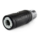 1/2" MNPT Air Coupler 1/4" Body  Push Button Release Industrial Style Safety Plug
K7241