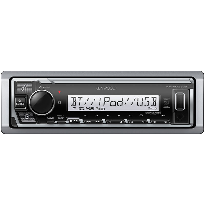 Kenwood Marine Digital Media Receiver Single DIN Mechless Bluetooth KMR-M332BT