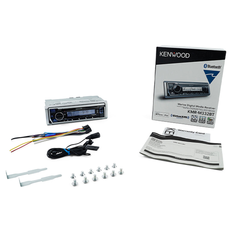 Kenwood Marine Digital Media Receiver Single DIN Mechless Bluetooth KMR-M332BT