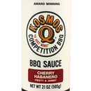 Kosmos Q Cherry Habanero BBQ Sauce 21 Oz Bottle Mild KOS-CHRRY-HAB